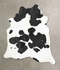 Black and White X-Large Brazilian Cowhide Rug 7'6