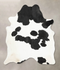 Black and White XX-Large Brazilian Cowhide Rug 8'7