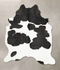 Black and White X-Large Brazilian Cowhide Rug 7'9