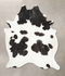 Black and White XX-Large Brazilian Cowhide Rug 8'4