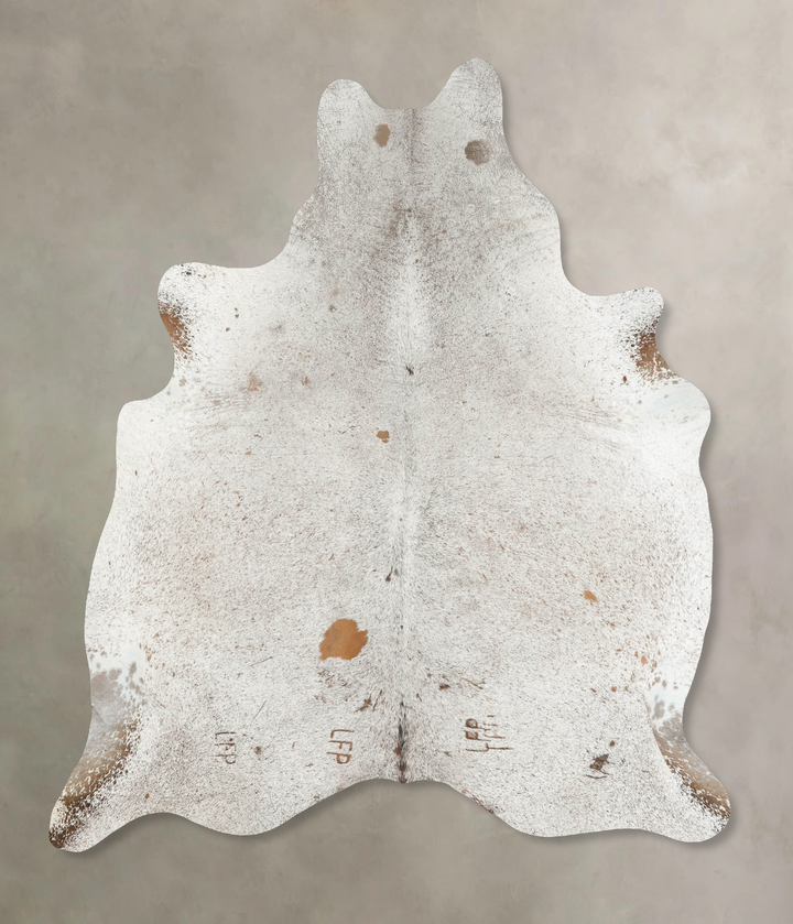 Salt and Pepper Brown XX-Large Brazilian Cowhide Rug 8'4"H x 6'9"W #B16012 by Hudson Hides