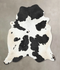 Black and White X-Large Brazilian Cowhide Rug 6'9
