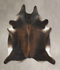 Chocolate XX-Large Brazilian Cowhide Rug 8'9