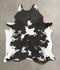 Black and White XX-Large Brazilian Cowhide Rug 8'5