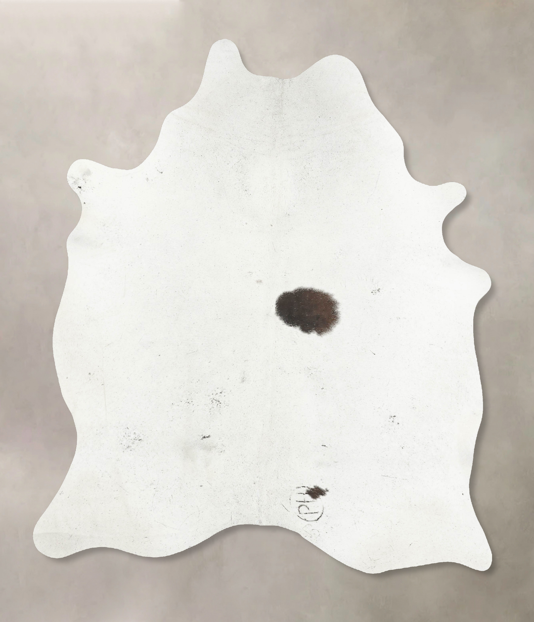 Black and White X-Large Brazilian Cowhide Rug 7'6"H x 6'0"W #B16095 by