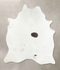 Black and White X-Large Brazilian Cowhide Rug 7'6