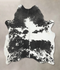 Black and White X-Large Brazilian Cowhide Rug 7'9
