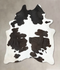 Black and White XX-Large Brazilian Cowhide Rug 9'0