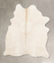 Ivory with Beige Large Brazilian Cowhide Rug 6'10