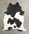Black and White XX-Large Brazilian Cowhide Rug 8'6