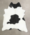 Black and White XX-Large Brazilian Cowhide Rug 9'2