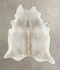 Grey with Beige XX-Large Brazilian Cowhide Rug 8'2