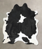 Black and White XX-Large Brazilian Cowhide Rug 8'8