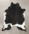 Chocolate and White XX-Large Brazilian Cowhide Rug 8'2