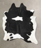 Black and White XX-Large Brazilian Cowhide Rug 8'10
