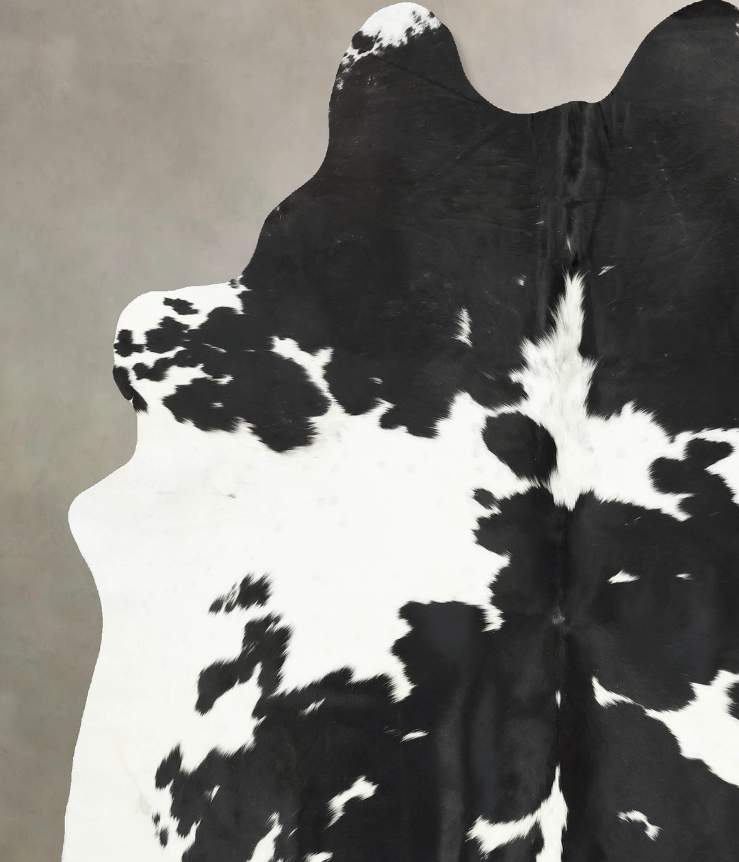 Black and White XX-Large Brazilian Cowhide Rug 8'1"H x 6'5"W #B16230 b