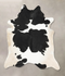 Black and White XX-Large Brazilian Cowhide Rug 8'6