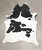 Black and White XX-Large Brazilian Cowhide Rug 9'5