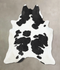 Black and White XX-Large Brazilian Cowhide Rug 8'5