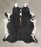 Black and White XX-Large Brazilian Cowhide Rug 8'3