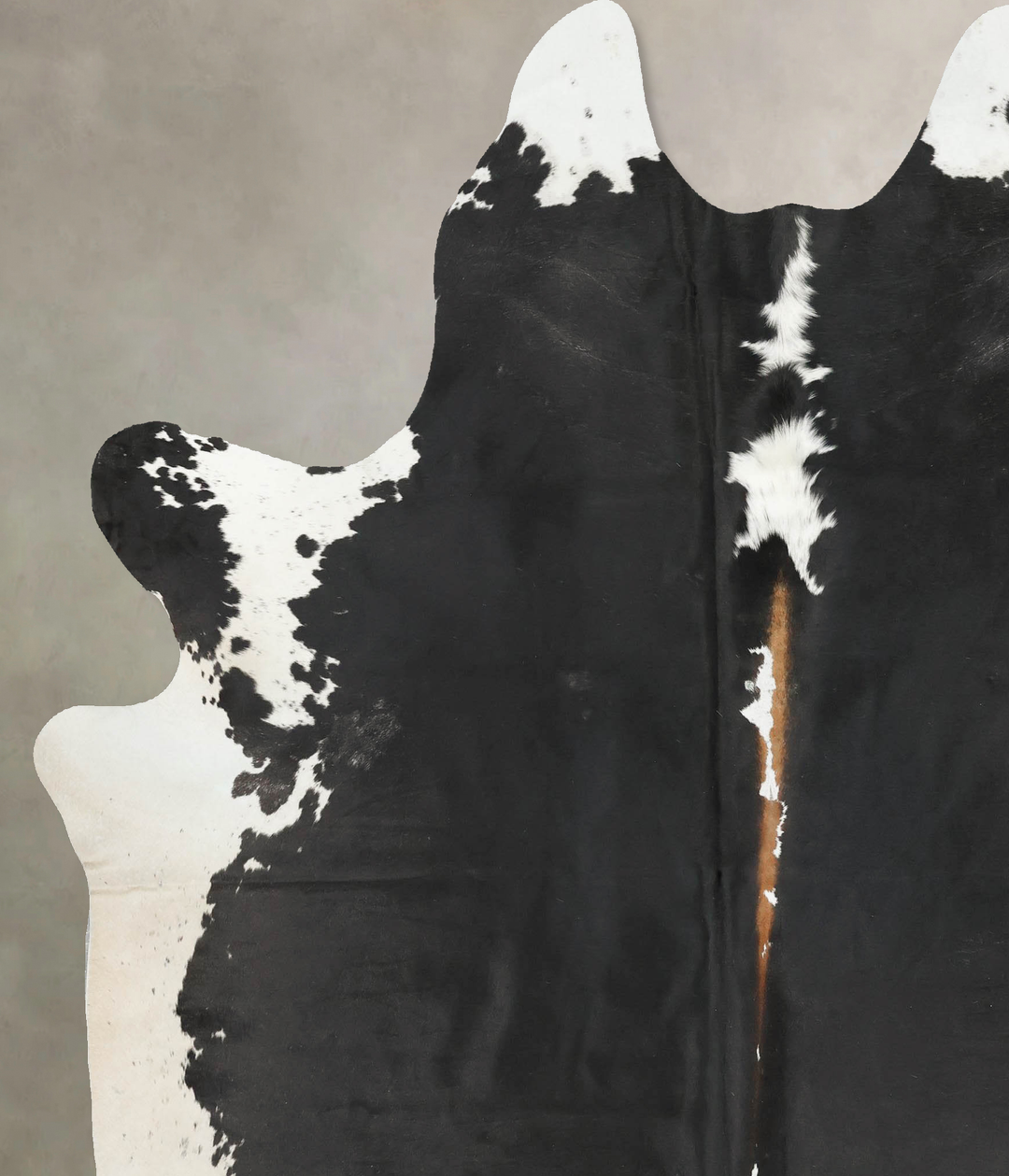 Black and White XX-Large Brazilian Cowhide Rug 8'3"H x 6'10"W #B16284