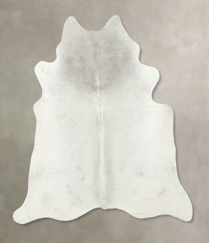Light Grey XX-Large Brazilian Cowhide Rug 7'4"H x 7'0"W #B16292 by Hudson Hides