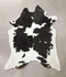 Black and White XX-Large Brazilian Cowhide Rug 8'2