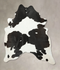 Black and White XX-Large Brazilian Cowhide Rug 8'1