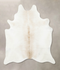 Grey with Beige X-Large Brazilian Cowhide Rug 7'7