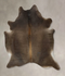 Chocolate XX-Large Brazilian Cowhide Rug 7'9