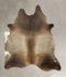 Grey with Beige XX-Large Brazilian Cowhide Rug 8'8