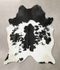 Black and White XX-Large Brazilian Cowhide Rug 8'11