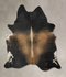 Grey with Beige XX-Large Brazilian Cowhide Rug 8'9