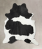 Black and White XX-Large Brazilian Cowhide Rug 8'9