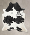 Black and White X-Large Brazilian Cowhide Rug 7'6