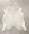 Ivory with Beige XX-Large Brazilian Cowhide Rug 7'4
