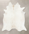 Ivory with Beige XX-Large Brazilian Cowhide Rug 8'3