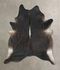 Solid Black XX-Large Brazilian Cowhide Rug 8'4