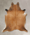 Solid Brown X-Large Brazilian Cowhide Rug 7'7