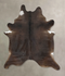 Chocolate XX-Large Brazilian Cowhide Rug 8'6