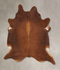 Solid Brown XX-Large Brazilian Cowhide Rug 8'0