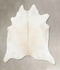 Ivory with Beige XX-Large Brazilian Cowhide Rug 9'7