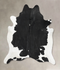 Black and White XX-Large Brazilian Cowhide Rug 8'3