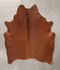 Solid Brown X-Large Brazilian Cowhide Rug 6'9