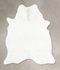 Light Grey Large Brazilian Cowhide Rug 7'0