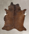 Chocolate X-Large Brazilian Cowhide Rug 7'6