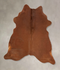 Solid Brown X-Large Brazilian Cowhide Rug 6'10