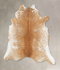 Salt and Pepper Brown XX-Large Brazilian Cowhide Rug 7'8