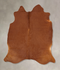 Solid Brown X-Large Brazilian Cowhide Rug 6'6