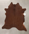 Solid Brown XX-Large Brazilian Cowhide Rug 8'4
